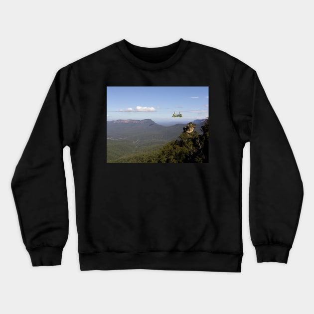 Cable Car in Australia Crewneck Sweatshirt by jwwallace